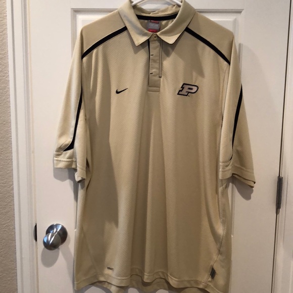 purdue nike polo